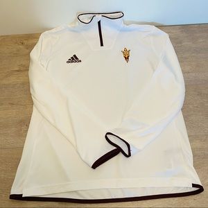 Women’s ASU Adidas Climalite 1/4 zipper pull over